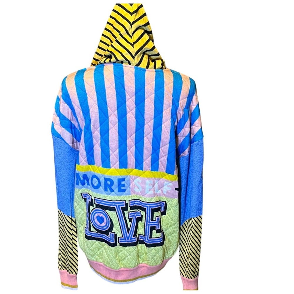 Conditions Apply NEW Womens M/L‎ Leera Hoodie QuiltedSustainable Viscose Cotton